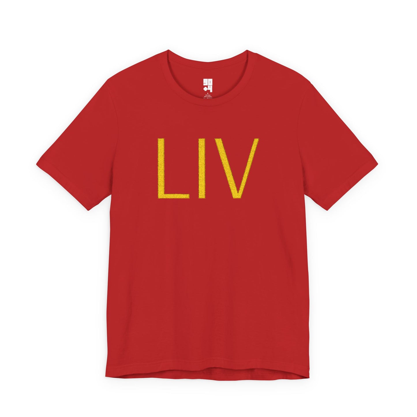 'LIV' Embroidered Graphic Tee