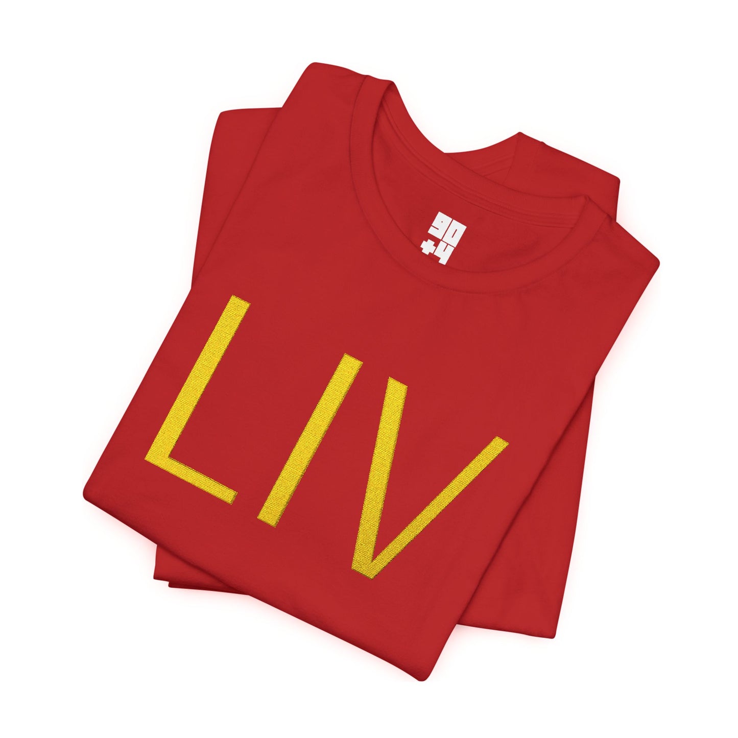 'LIV' Embroidered Graphic Tee