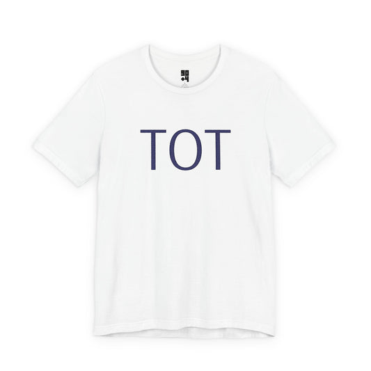 'TOT' Embroidered Graphic Tee